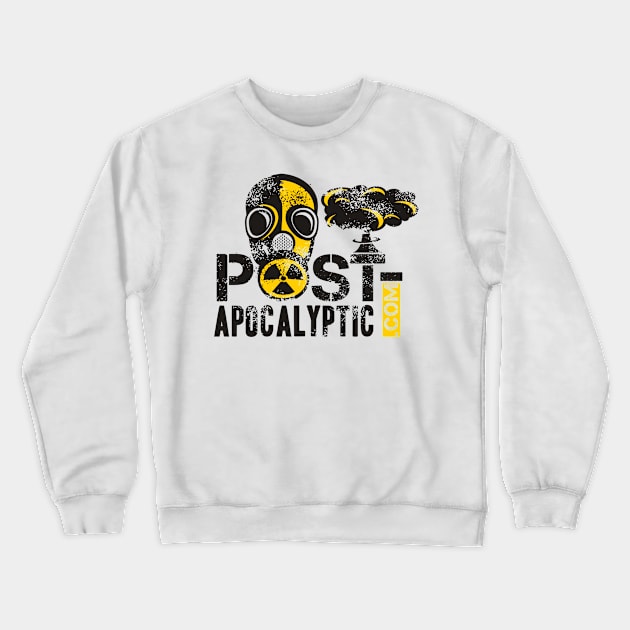 Post Apocalyptic .com Typography Crewneck Sweatshirt by PostApocalyptic